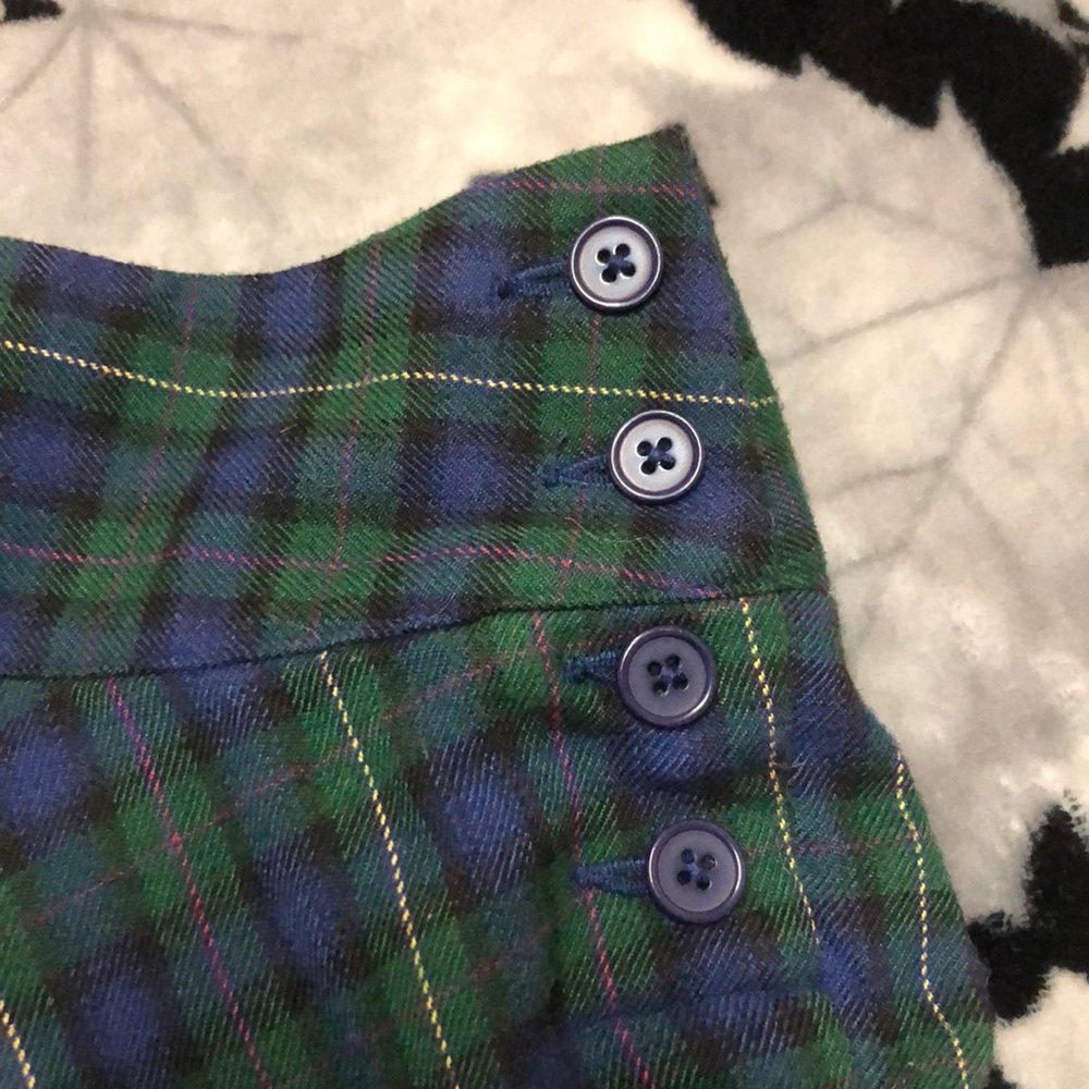 Lands End Kids Plaid Holiday Skirt - Picture 7 of 9